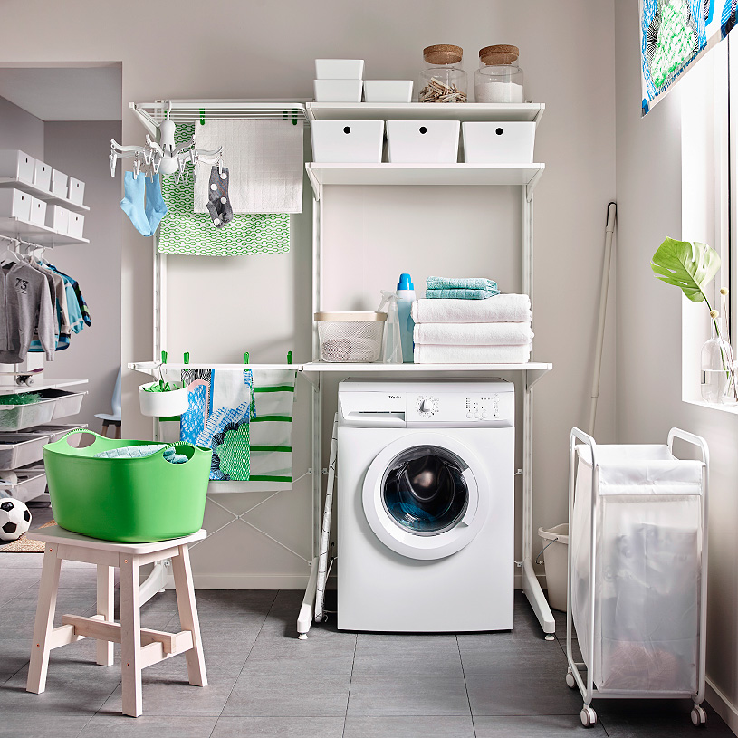 Splendid ways to organize your laundry area