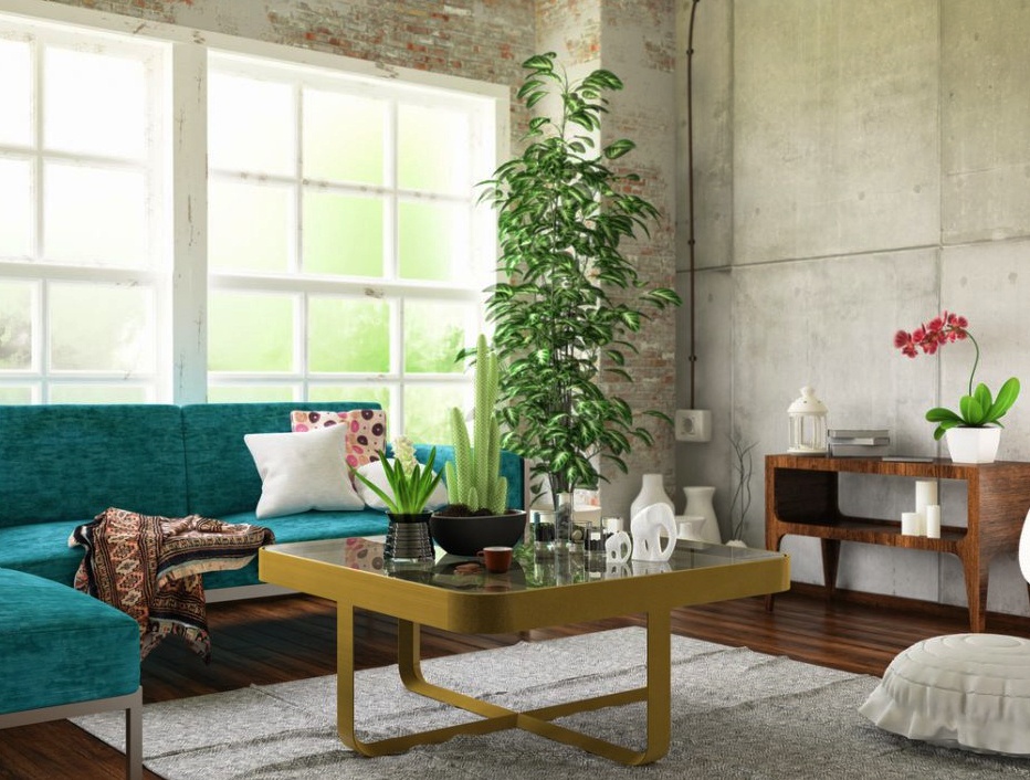 Living rooms and living vegetation – the green way