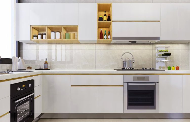 Simple white kitchen